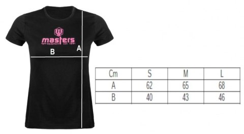 T-shirt damski bawełniany MASTERS BASIC T-shirt damski bawełniany MASTERS BASIC