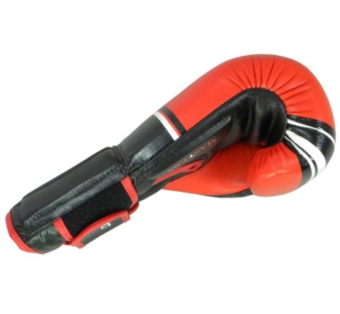 Rękawice bokserskie RBT-LF 20 oz czarno-czerwone Rękawice bokserskie RBT-LF 20 oz czarno-czerwone