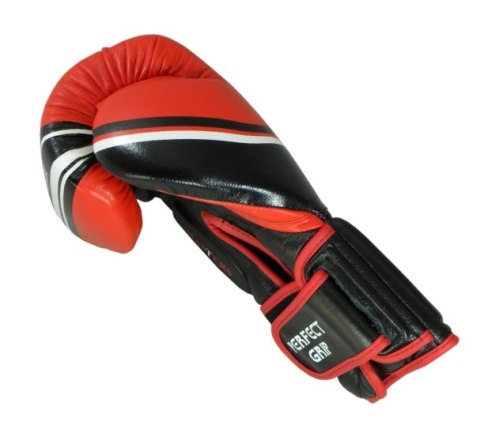 Rękawice bokserskie RBT-LF 20 oz czarno-czerwone Rękawice bokserskie RBT-LF 20 oz czarno-czerwone