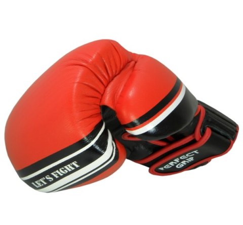 Rękawice bokserskie RBT-LF 20 oz czarno-czerwone Rękawice bokserskie RBT-LF 20 oz czarno-czerwone