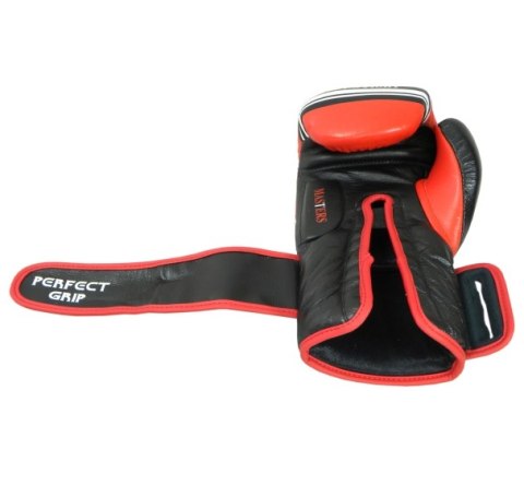 Rękawice bokserskie RBT-LF 20 oz czarno-czerwone Rękawice bokserskie RBT-LF 20 oz czarno-czerwone