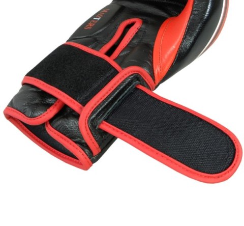Rękawice bokserskie RBT-LF 20 oz czarno-czerwone Rękawice bokserskie RBT-LF 20 oz czarno-czerwone