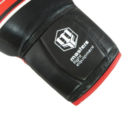 Rękawice bokserskie RBT-LF 20 oz czarno-czerwone Rękawice bokserskie RBT-LF 20 oz czarno-czerwone
