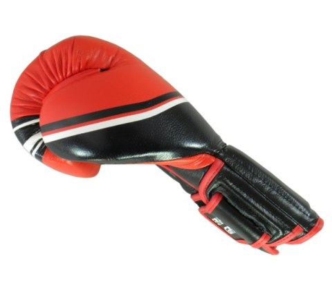 Rękawice bokserskie RBT-LF 20 oz czarno-czerwone Rękawice bokserskie RBT-LF 20 oz czarno-czerwone