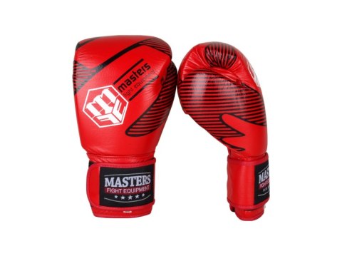 Rękawice bokserskie skórzane MASTERS RBT-RED 12 oz Rękawice bokserskie skórzane MASTERS RBT-RED 12 oz