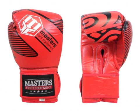 Rękawice bokserskie skórzane MASTERS RBT-RED 14 oz Rękawice bokserskie skórzane MASTERS RBT-RED 14 oz