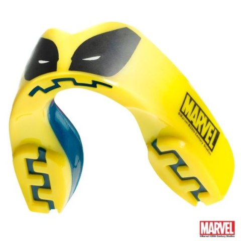 Ochraniacze zębów OZ-TT "Extro Marvel Wolverine" żółto-niebieskie SENIOR Ochraniacze zębów OZ-TT "Extro Marvel Wolverine" żółto-niebieskie SENIOR