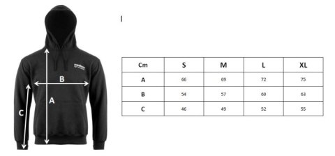 Bluza męska z kapturem MASTERS BM-GREY szara Bluza męska z kapturem MASTERS BM-GREY szara