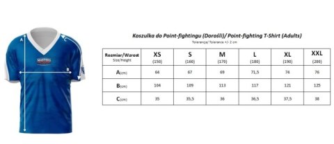 Koszulka MASTERS do point-fightingu "FIGHT" (WAKO APPROVED) Koszulka MASTERS do point-fightingu "FIGHT" (WAKO APPROVED)