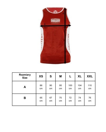 Koszulka bokserska MASTERS KBOX-MFE Koszulka bokserska MASTERS KBOX-MFE