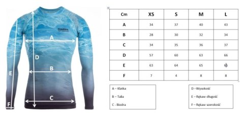 Rashguard damski MASTERS długi rękaw RSG-WF Rashguard damski MASTERS długi rękaw RSG-WF