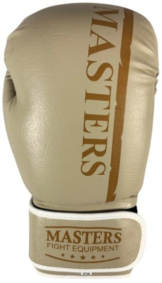 Rękawice bokserskie MASTERS RPU-MATT 10 oz beżowe Rękawice bokserskie MASTERS RPU-MATT 10 oz beżowe