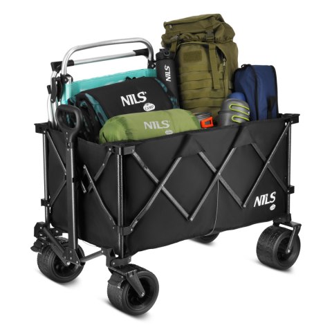 NC2604 WÓZEK CZARNY XXL 180L NILS CAMP NC2604 WÓZEK CZARNY XXL 180L NILS CAMP