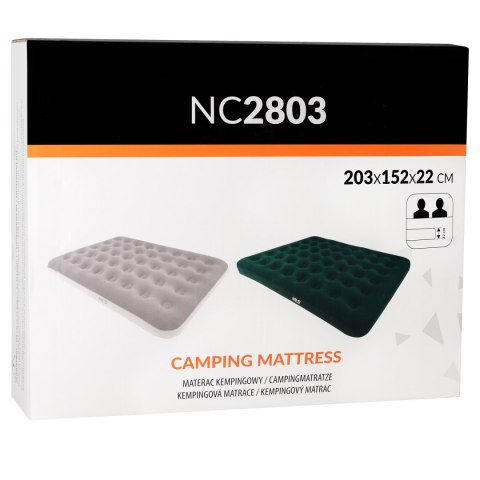 NC2803 MATERAC KEMPINGOWY 203X152X22 CM BEŻOWY NILS CAMP NC2803 MATERAC KEMPINGOWY 203X152X22 CM BEŻOWY NILS CAMP