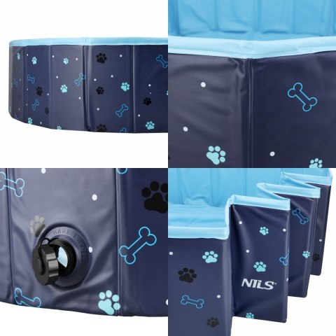 NC2805 BASEN DLA PSÓW SKŁADANY XL 120X30 CM NILS NC2805 BASEN DLA PSÓW SKŁADANY XL 120X30 CM NILS