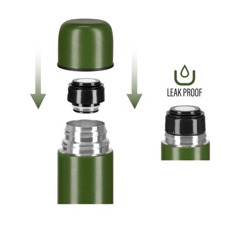 NC3804 TERMOS TURYSTYCZNY 1000 ML ZIELONY NILS CAMP NC3804 TERMOS TURYSTYCZNY 1000 ML ZIELONY NILS CAMP
