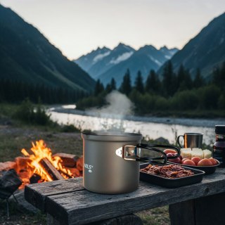 NC4202 GARNEK TURYSTYCZNY ALUMINIOWY Z POKRYWKĄ 1000ML NILS CAMP