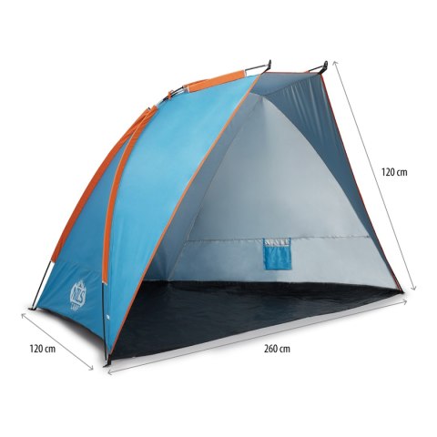 NC8030 NIEBIESKI NAMIOT PLAŻOWY 260x120x120 CM NILS NC8030 NIEBIESKI NAMIOT PLAŻOWY 260x120x120 CM NILS