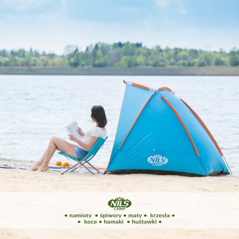 NC8030 NIEBIESKI NAMIOT PLAŻOWY 260x120x120 CM NILS NC8030 NIEBIESKI NAMIOT PLAŻOWY 260x120x120 CM NILS