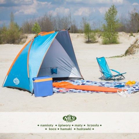 NC8030 NIEBIESKI NAMIOT PLAŻOWY 260x120x120 CM NILS NC8030 NIEBIESKI NAMIOT PLAŻOWY 260x120x120 CM NILS