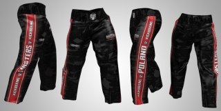 SPODNIE DO KICKBOXINGU MASTERS SKB-M czarne