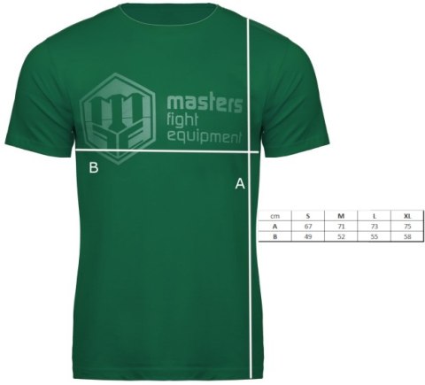 T-shirt MASTERS zielony TS-GREEN