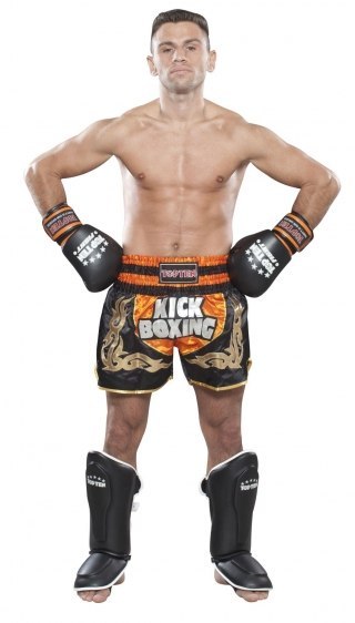 Spodenki tajskie TOP TEN "KICKBOXING" NEON