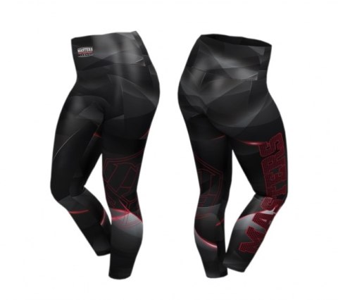 Damskie leginsy długie MFC "MSTRS-BLACK"