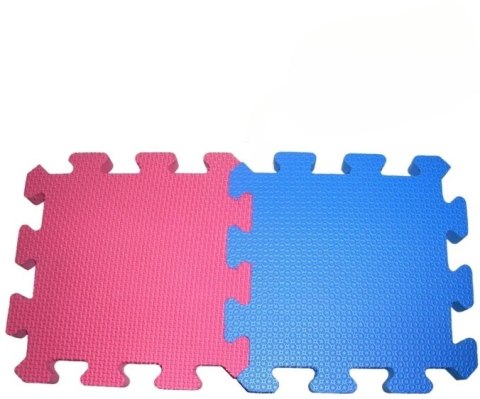 Mata puzzle MASTERS 100 cm x 100 cm x 2 cm czerwono-niebieska (80 kg/m3)