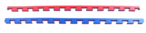 Mata puzzle MASTERS 100 cm x 100 cm x 2 cm czerwono-niebieska (80 kg/m3)
