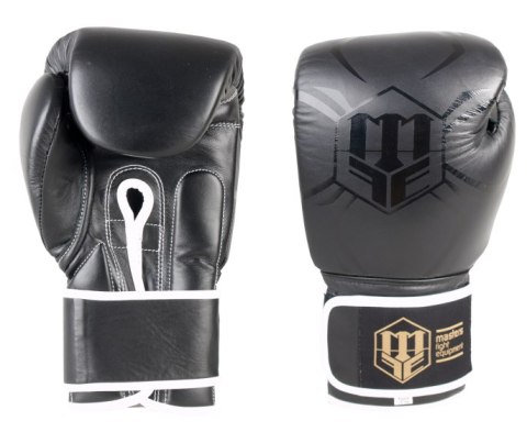 Rękawice bokserskie skórzane MASTERS RBT-BLACK/BLACK 8 oz