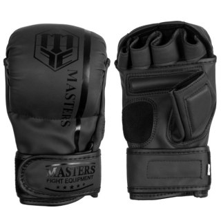 Rękawice MASTERS do MMA sparingowe GFS-MATT czarne