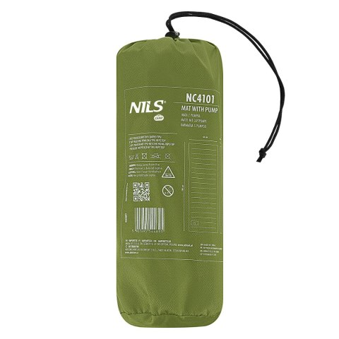 NC4101 ZIELONA MATA Z WBUDOWANĄ POMPKĄ NILS CAMP NC4101 ZIELONA MATA Z WBUDOWANĄ POMPKĄ NILS CAMP