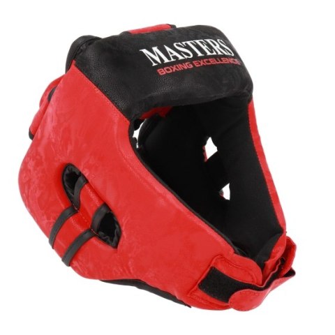 Kask bokserski MASTERS KT-EXCELLENCE czarno-czerwony