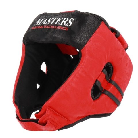 Kask bokserski MASTERS KT-EXCELLENCE czarno-czerwony