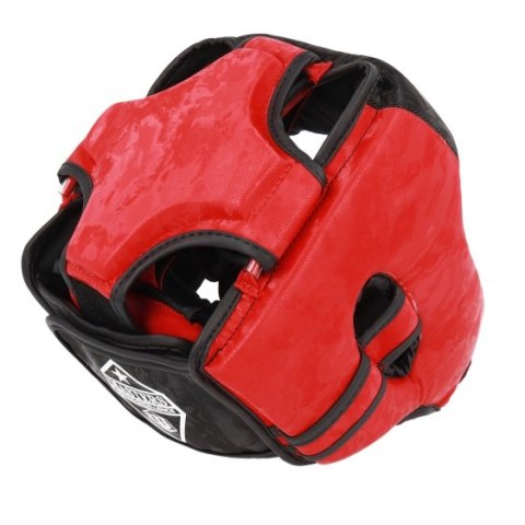 Kask bokserski MASTERS KT-EXCELLENCE czarno-czerwony