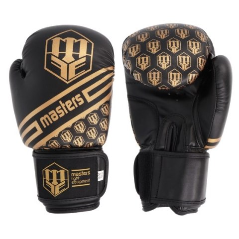Rękawice bokserskie RPU-20 MASTERS 12 oz czarno-złote