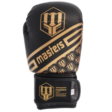 Rękawice bokserskie RPU-20 MASTERS 12 oz czarno-złote