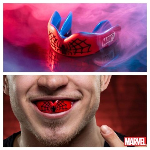 Ochraniacze zębów OZ-TT "Extro Marvel Spider-Man" czerwono-niebieskie SENIOR