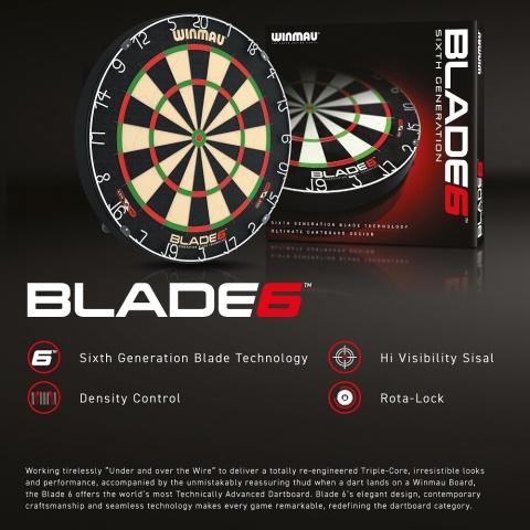 Tarcza dart sizalowa Winmau Blade 6