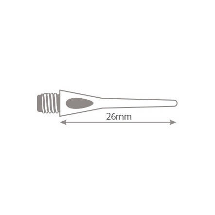 Groty plastikowe dart Harrows Spare 100 szt.dimple