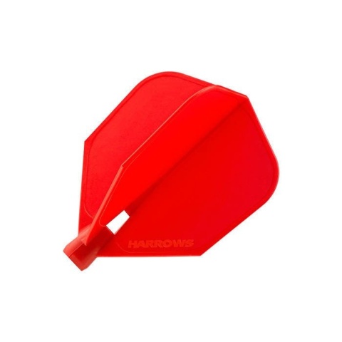 Piórka dart Clic czerwone 3 szt. Harrows
