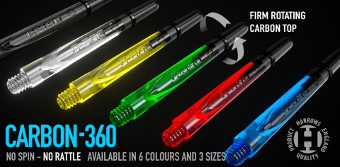 Shaft Carbon 360 short 3 szt.HARROWS niebieskie