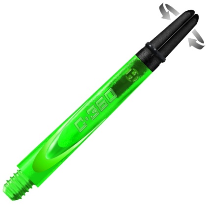 Shaft Carbon 360 short 3 szt.HARROWS zielony