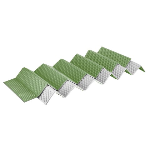 NC17103 KARIMATA SKŁADANA TURYSTYCZNA Z PODBICIEM ALUMINIOWYM + XPE 195 CM ZIELONA NILS CAMP