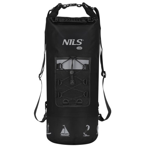 NC17108 PLECAK WODOODPORNY 25L CZARNY NILS CAMP