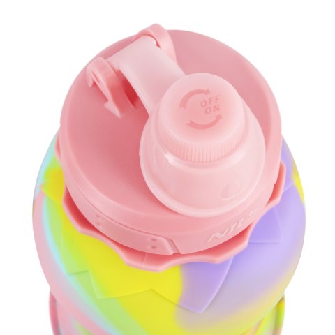 NC4102 BIDON SILIKONOWY SKŁADANY 700ML RÓŻOWY NILS