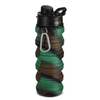 NC4106 BIDON SILIKONOWY SKŁADANY 500ML ZIELONY NILS