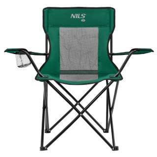 NC3302 KRZESŁO TURYSTYCZNE ZIELONO-CZARNY NILS CAMP