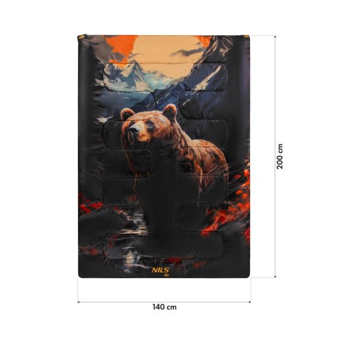NC3601 ŚPIWÓR 3W1 DWUOSOBOWY BEAR NILS CAMP